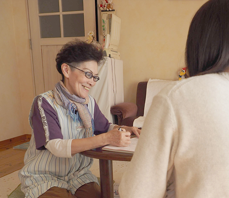 きぬ助産院のヒアリング風景sp用